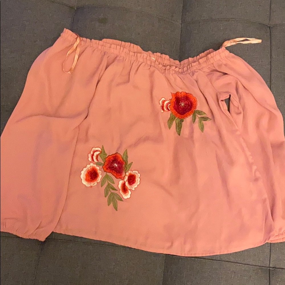 Off the shoulder shirt